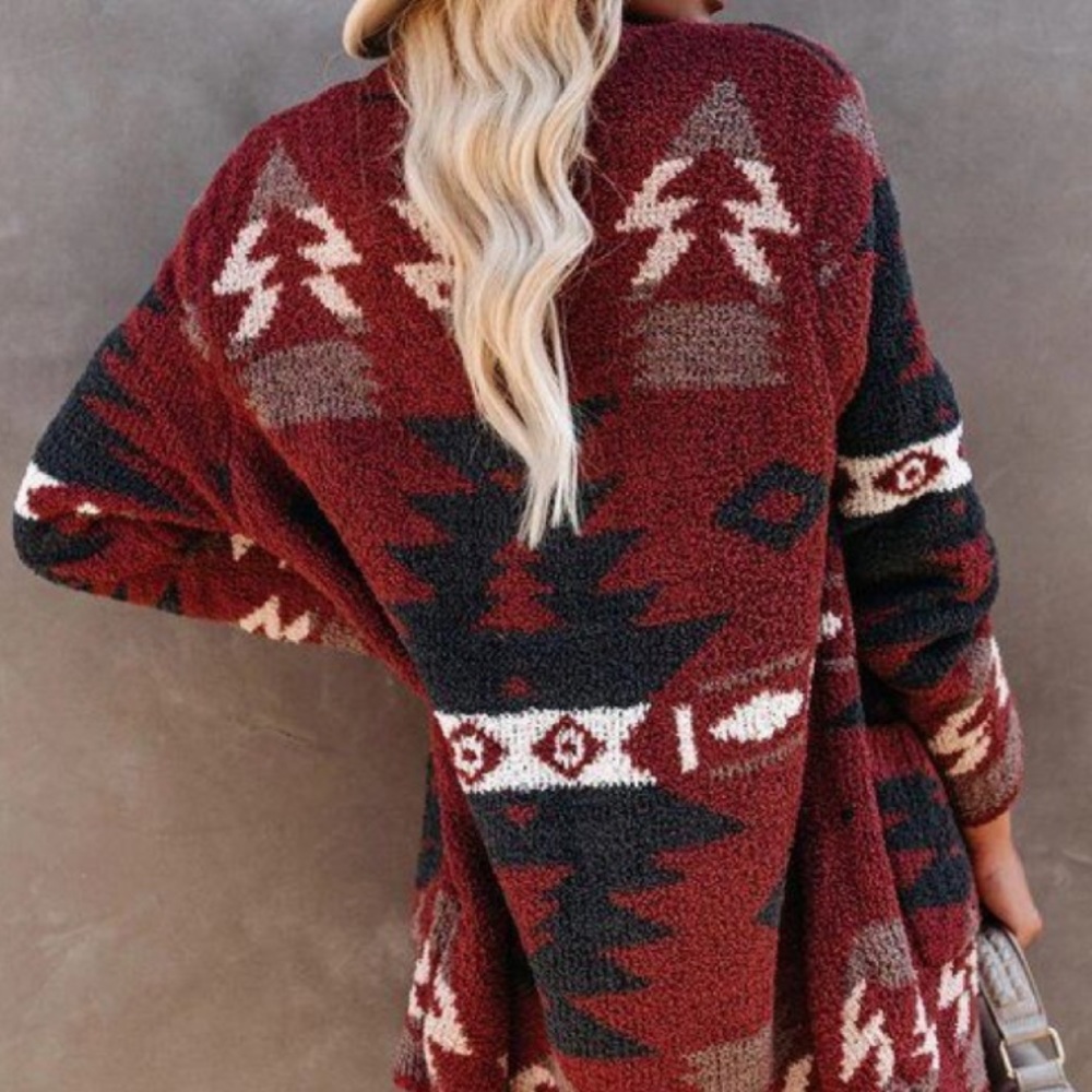 🔹New🔹 Tribal Western Boho Sweater - Picture 7 of 8